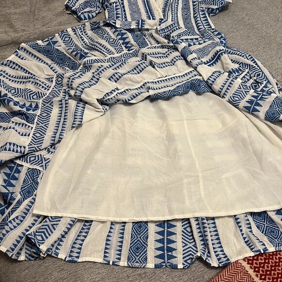 YAS Yasanine midi dress sz S - Picture 8 of 10